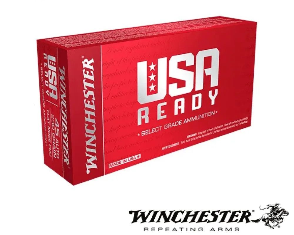 Winchester USA Ready .45 ACP 230gr. FMJ 50rds