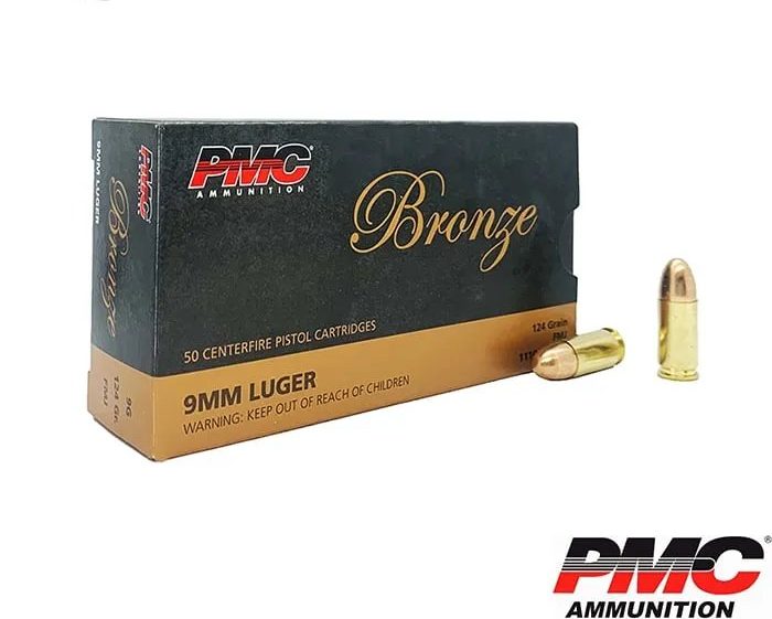 PMC Bronze 9mm 124gr. FMJ 50rds
