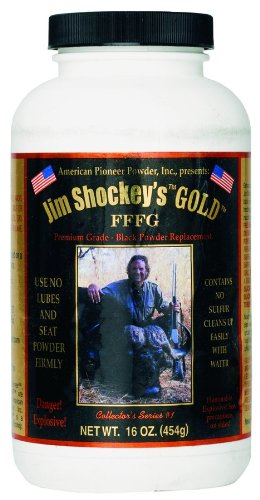American Pioneer Jim Shockey’s Gold FFFg Black Powder Substitute 1 lb