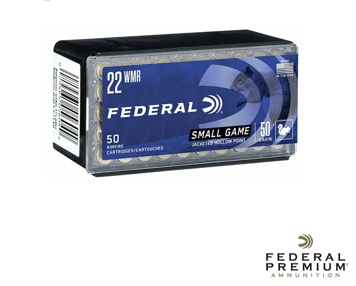 Federal Small Game .22WMR 50gr. JHP (500rds)