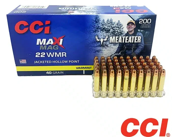 CCI Maxi-Mag MeatEater .22WMR 40gr. JHP 200rds