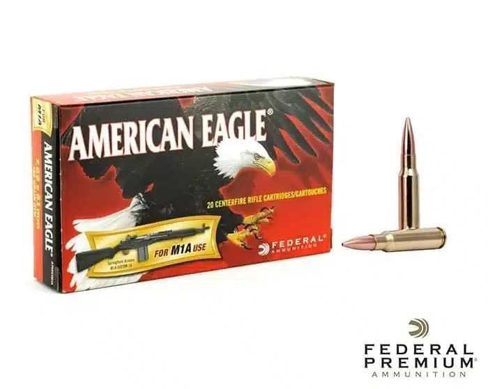 Federal American Eagle For M1A 7.62×51 168gr. OTM 20rds