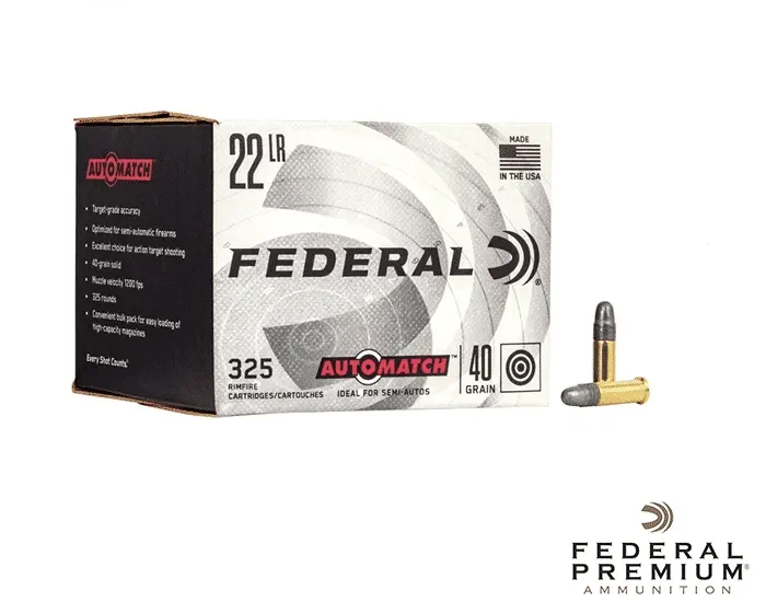 Federal Champion Training .22LR 40gr. LRN (325rds & 3250rds)