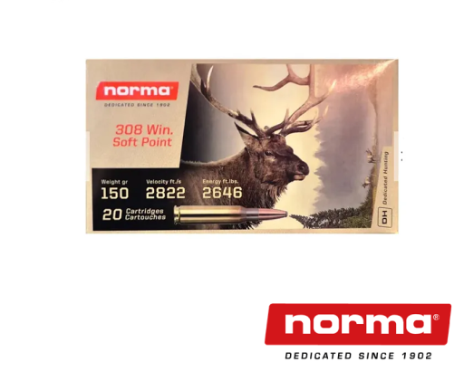 Norma .308 Win 150gr. SP 20rds