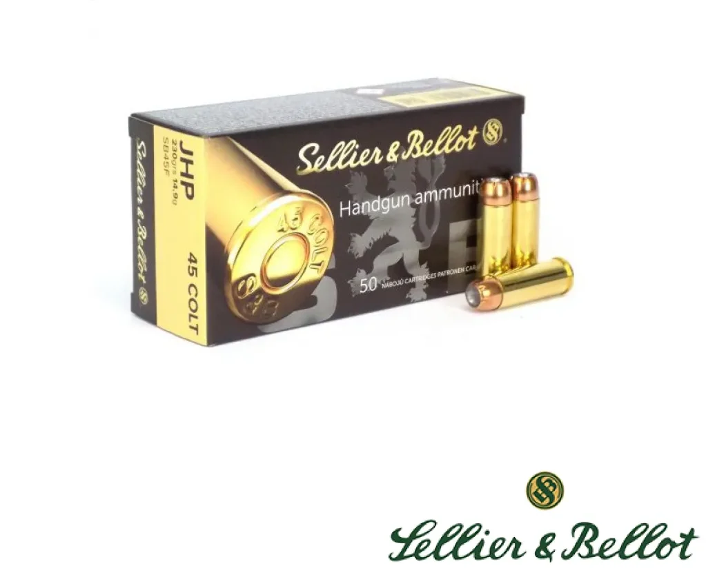 Sellier & Bellot .45 Colt 230gr. JHP (50rds & 600rds)