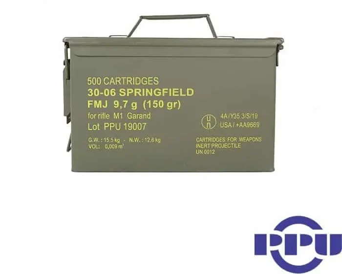 PPU .30-06 Springfield M1 Garand 150gr. FMJ 500rds