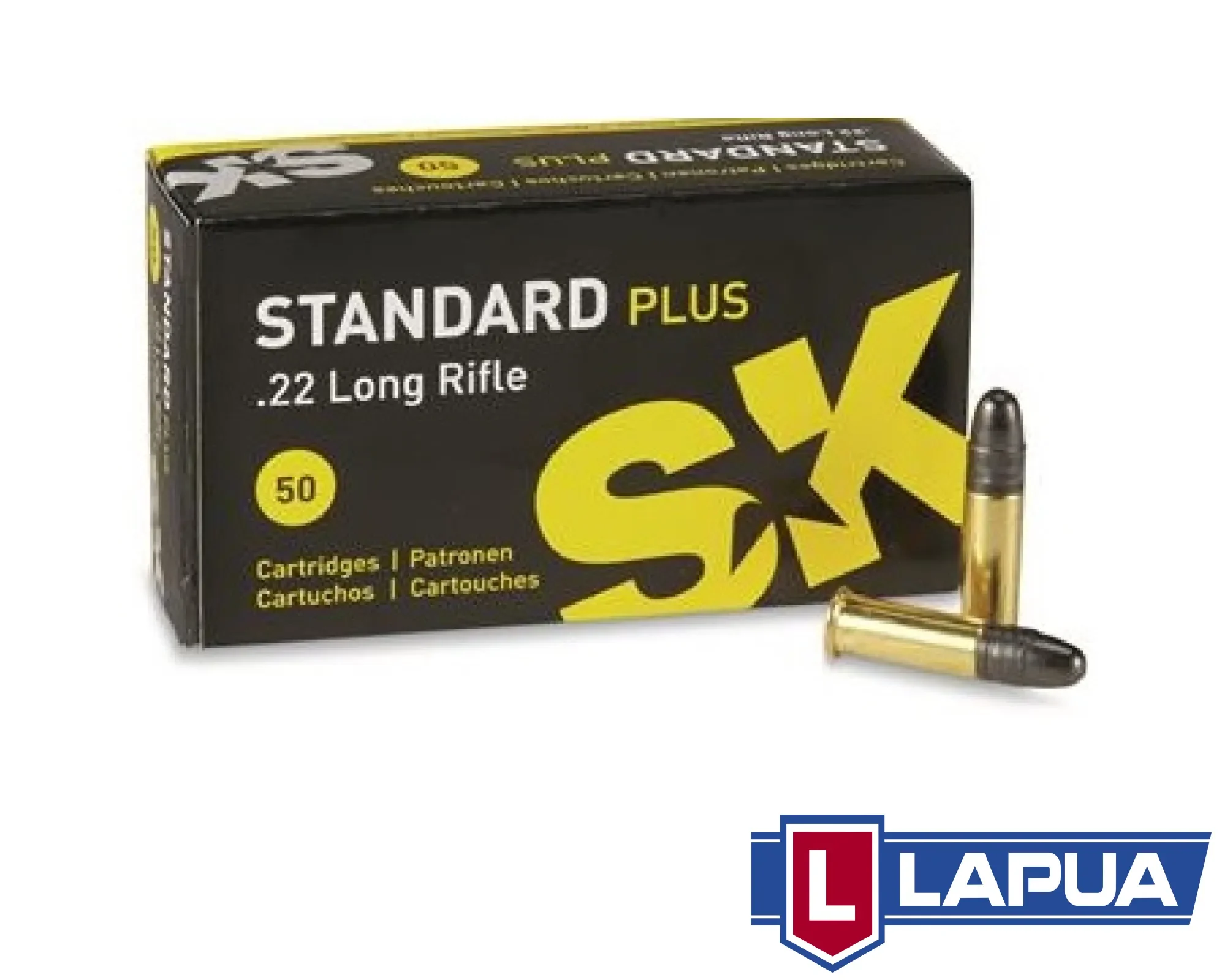 Lapua SK Standard Plus .22LR 40gr. LRN (50rds & 500rds)