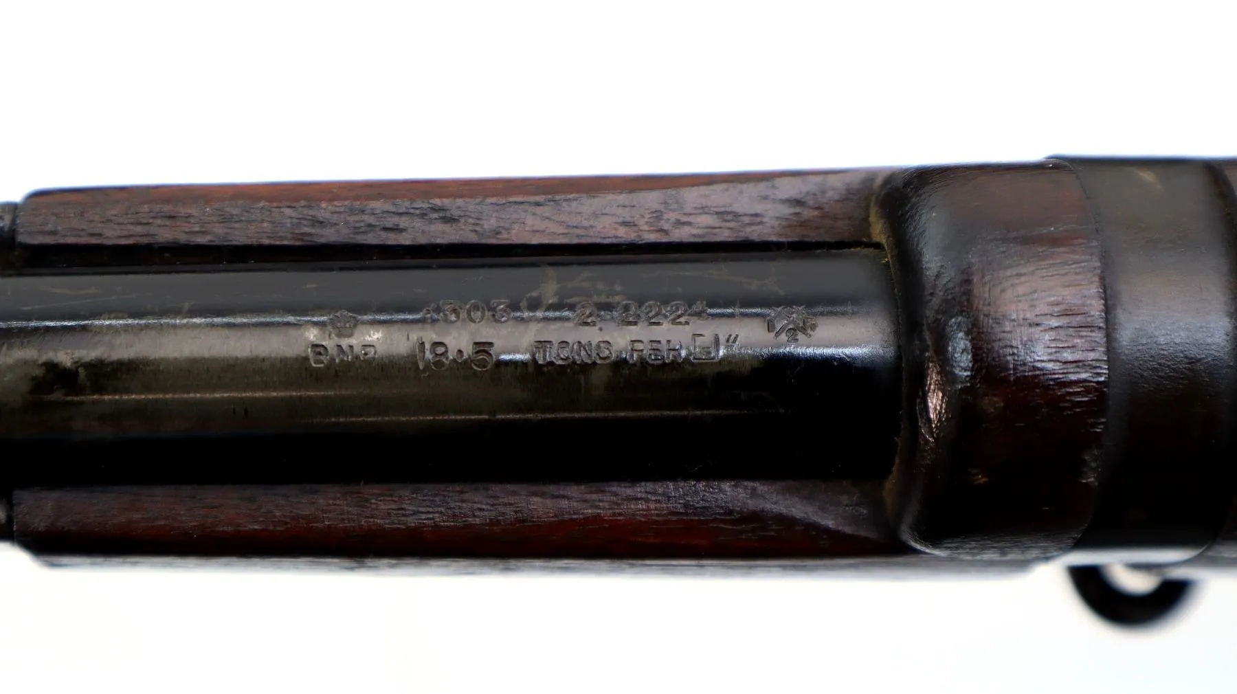 Lee-Enfield #5 Mk1 Jungle Carbine BSA production .303 British 19″ Wood Excellent Condition - Image 4