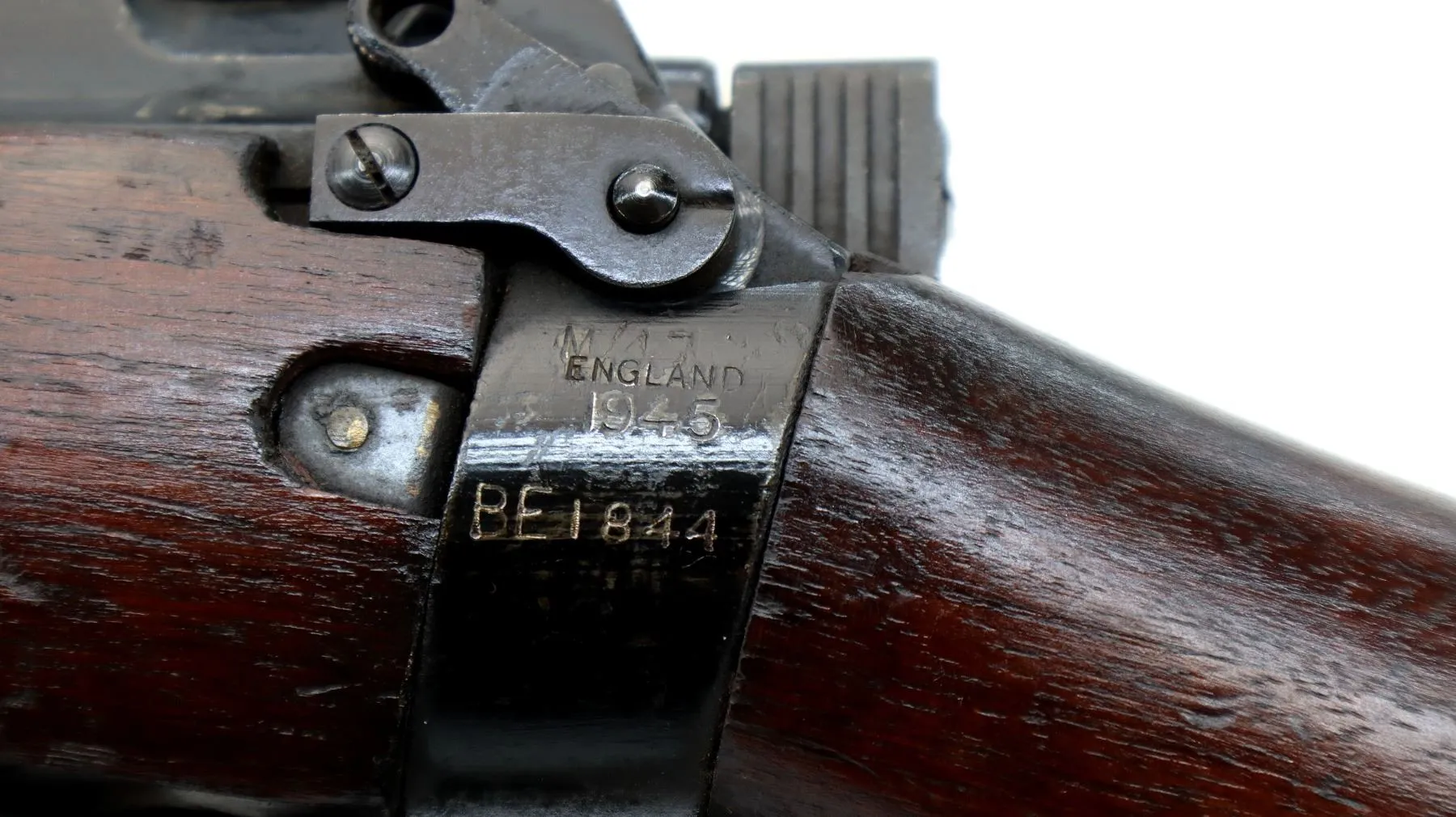 Lee-Enfield #5 Mk1 Jungle Carbine BSA production .303 British 19″ Wood Excellent Condition - Image 7