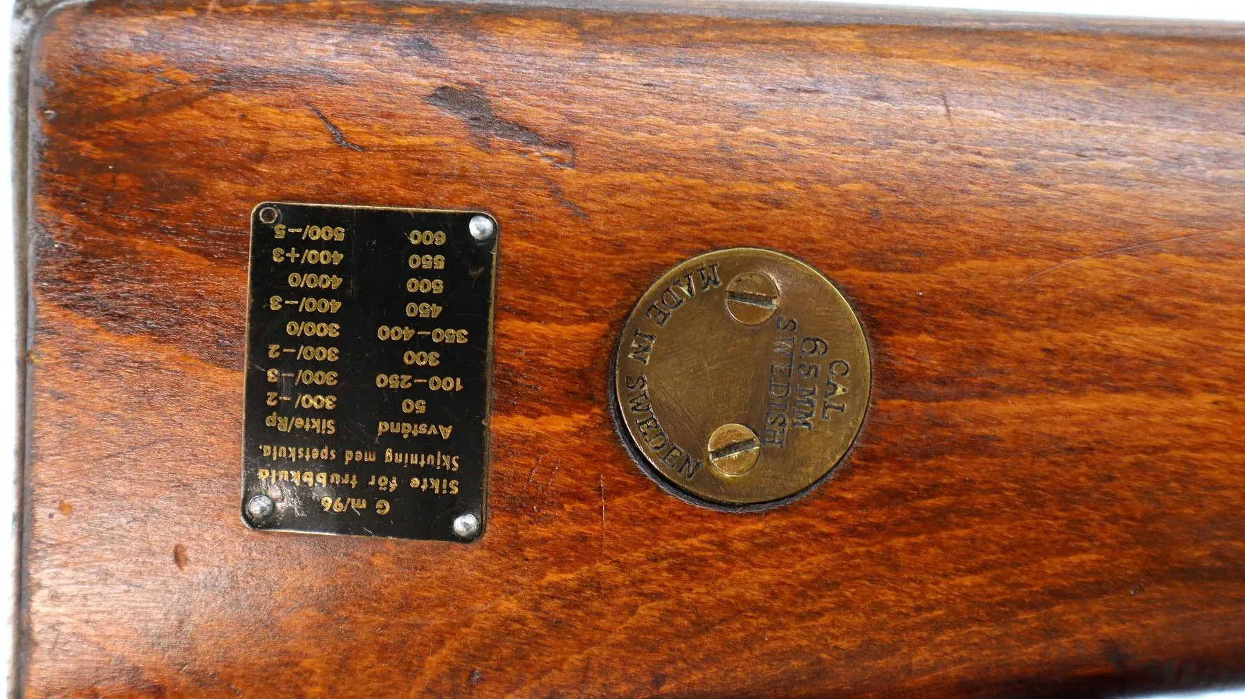 Swedish M96/38 Mauser 1916 Carl Gustafs Production 6.5×55 Swedish 23.5″ Very Good condition - Image 7