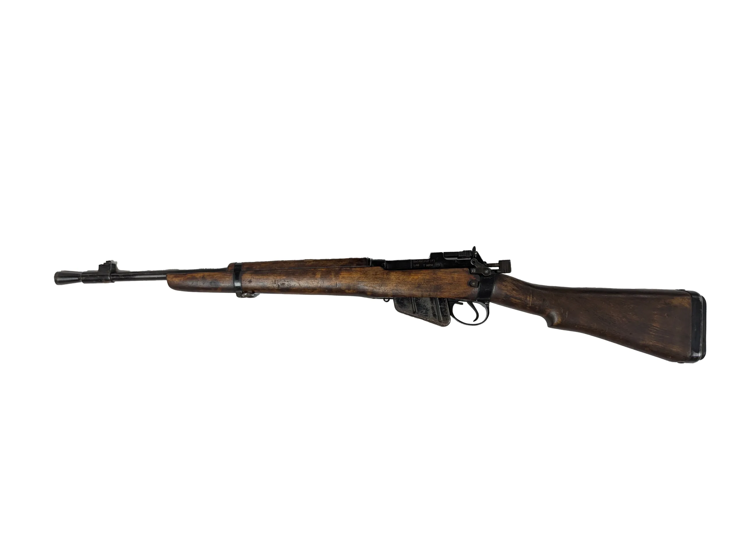Lee-Enfield #5 Mk1 Jungle Carbine 1946 Fazakerly .303 British 18.5″ Wood Very Good condition - Image 5