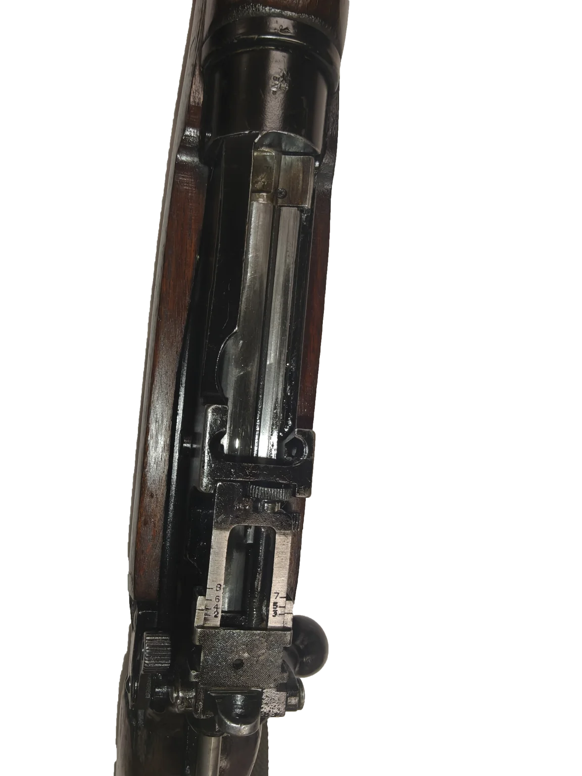 Lee-Enfield #5 Mk1 Jungle Carbine 1946 Fazakerly .303 British 18.5″ W/sling Very Good condition - Image 2