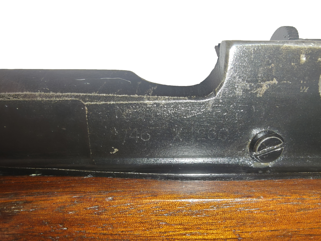 Lee-Enfield #5 Mk1 Jungle Carbine 1946 Fazakerly .303 British 18.5″ W/sling Very Good condition - Image 5
