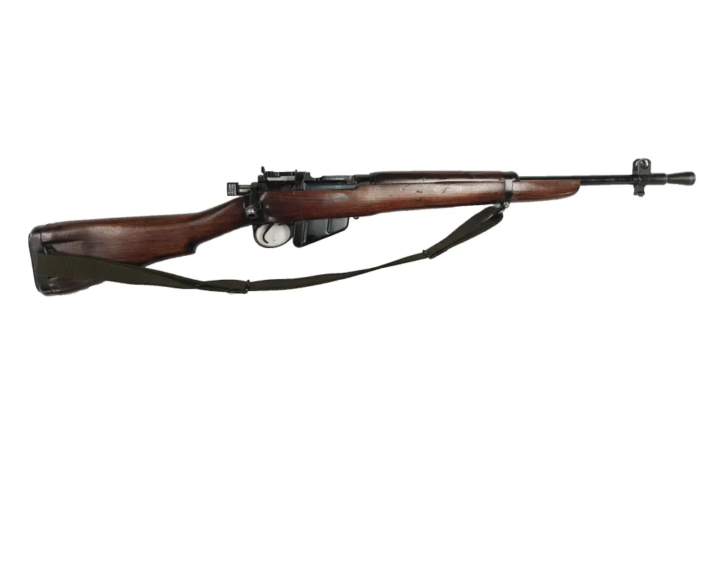 Lee-Enfield #5 Mk1 Jungle Carbine 1946 Fazakerly .303 British 18.5″ W/sling Very Good condition